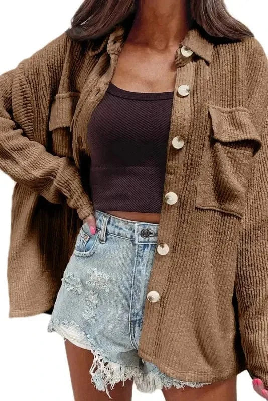Corduroy Jackets Rugged Elegance Corduroy Shacket