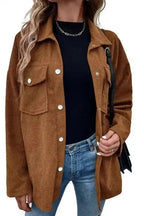 Corduroy Jackets StreetSmart Texture Shacket