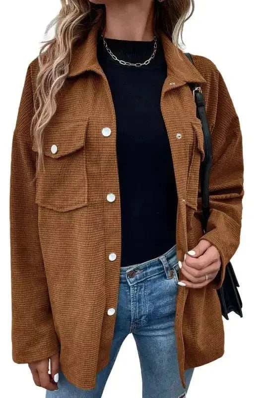 Corduroy Jackets StreetSmart Texture Shacket