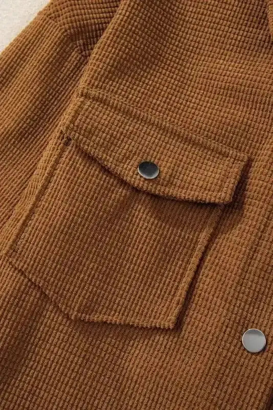Corduroy Jackets StreetSmart Texture Shacket