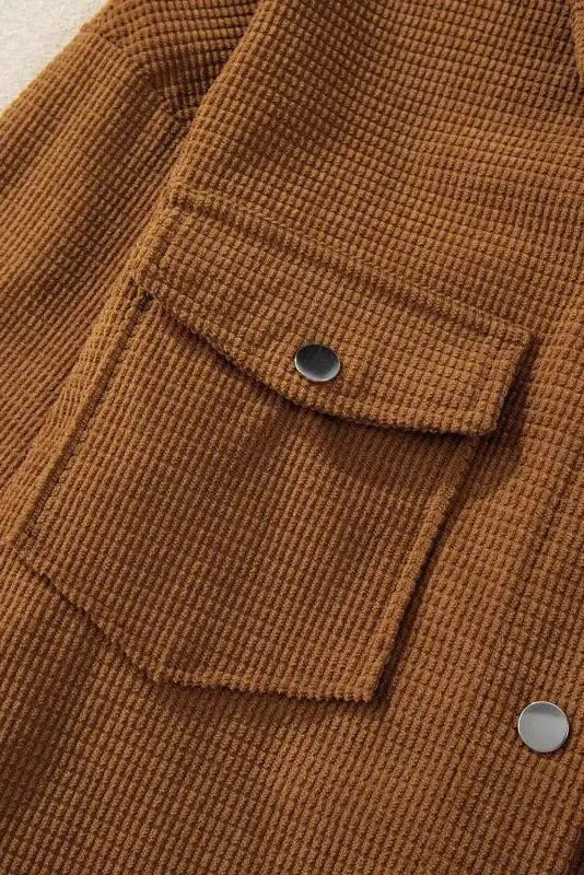 Corduroy Jackets StreetSmart Texture Shacket
