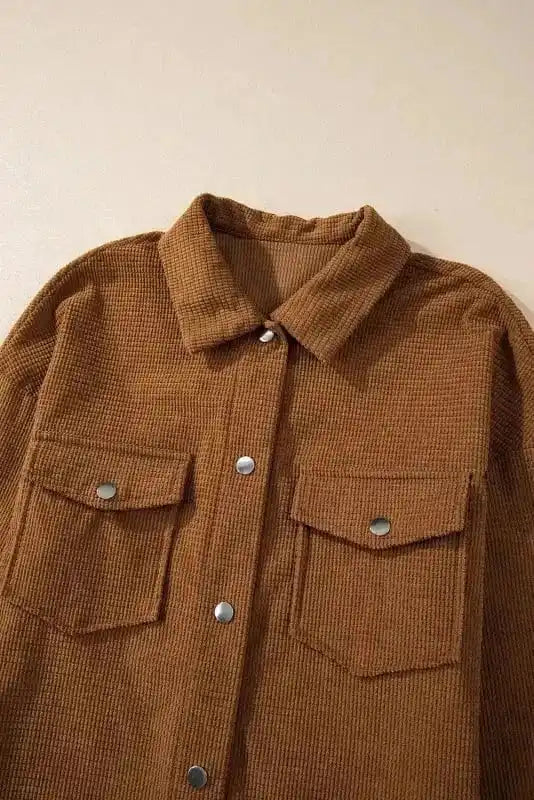 Corduroy Jackets StreetSmart Texture Shacket