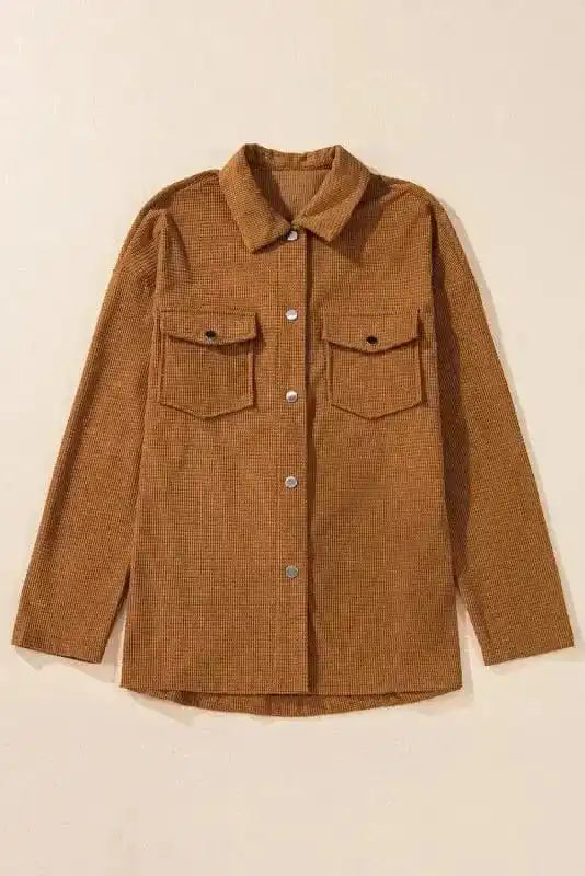 Corduroy Jackets StreetSmart Texture Shacket