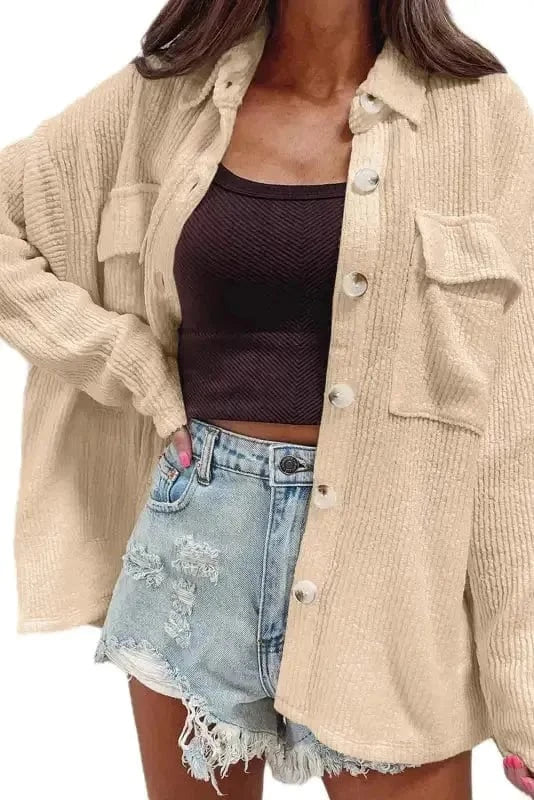 Corduroy Jackets Sunset Hues Corduroy Shacket