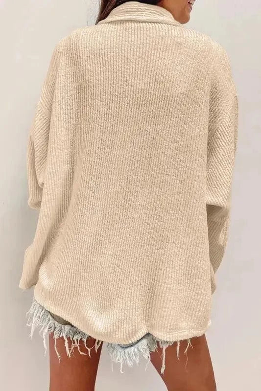 Corduroy Jackets Sunset Hues Corduroy Shacket