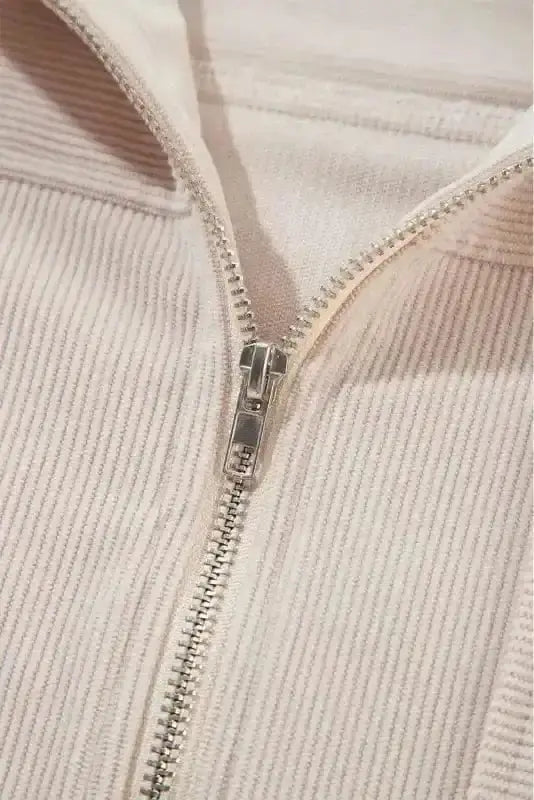 Corduroy Jackets Teal Trek Hooded Jacket