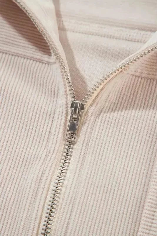 Corduroy Jackets Teal Trek Hooded Jacket