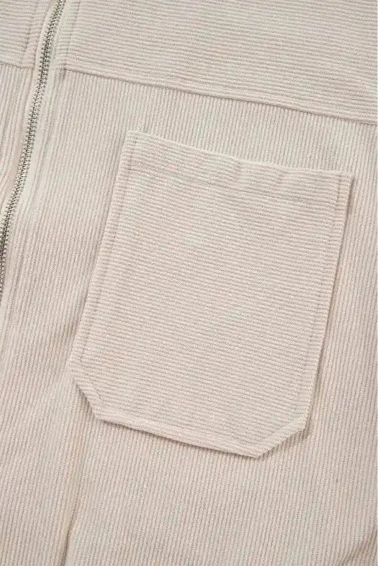 Corduroy Jackets Teal Trek Hooded Jacket