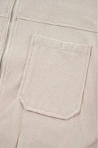 Corduroy Jackets Teal Trek Hooded Jacket