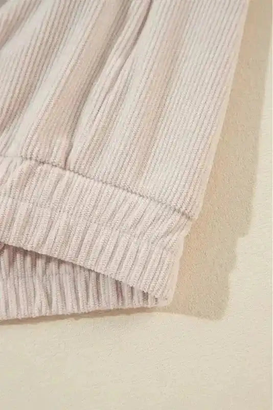 Corduroy Jackets Teal Trek Hooded Jacket