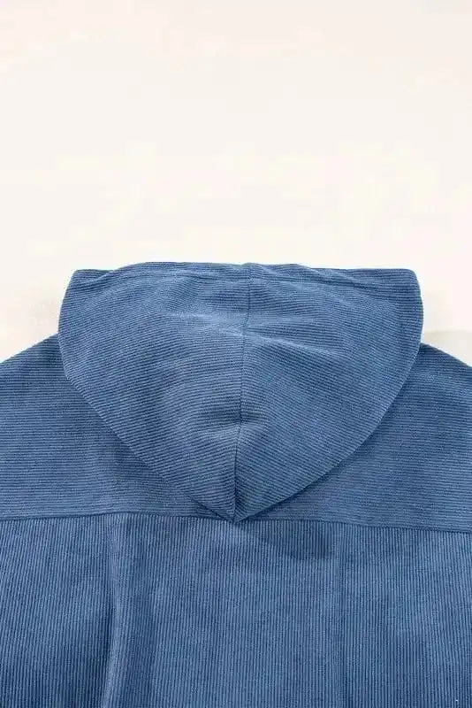 Corduroy Jackets Teal Trek Hooded Jacket