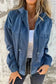Corduroy Jackets Teal Trek Hooded Jacket