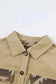 Corduroy Jackets Western Corduroy Jacket - Khaki Aztec Patchwork