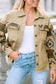Corduroy Jackets Western Corduroy Jacket - Khaki Aztec Patchwork