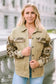 Corduroy Jackets Western Corduroy Jacket - Khaki Aztec Patchwork