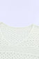 Cover-Ups Hollow Out Crochet Loose Fit Sweater