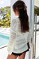 Cover-Ups Hollow Out Crochet Loose Fit Sweater