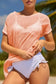 Cover-Ups Pink Loose Fit Beach Cover Up Tunic