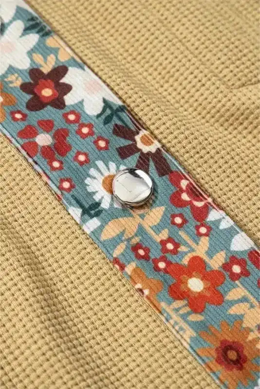 Cropped Jackets Flora-Fusion Waffle Knit Jacket