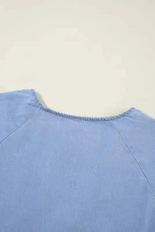 Denim Dresses Chambray Charm Mini Dress