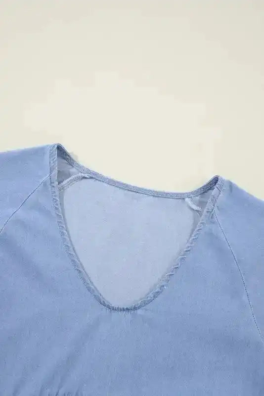 Denim Dresses Chambray Charm Mini Dress