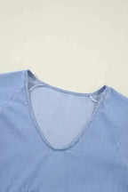 Denim Dresses Chambray Charm Mini Dress