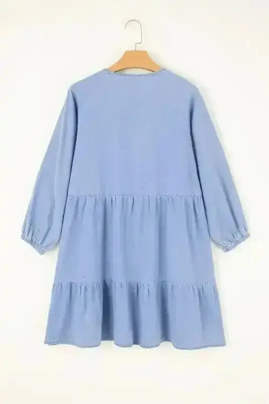 Denim Dresses Chambray Charm Mini Dress
