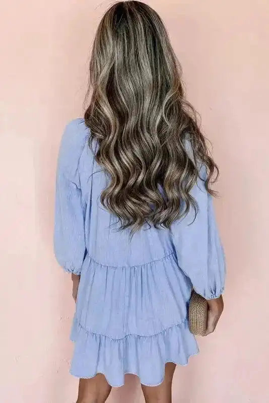 Denim Dresses Chambray Charm Mini Dress