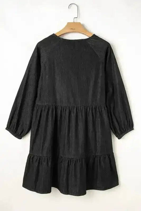 Denim Dresses Chambray Charm Mini Dress
