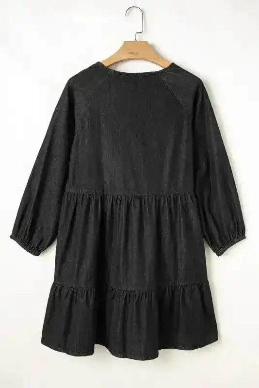 Denim Dresses Chambray Charm Mini Dress