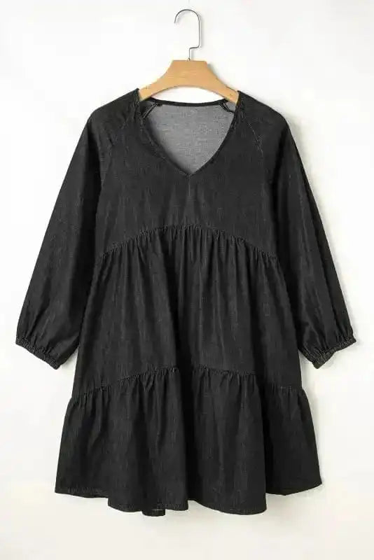 Denim Dresses Chambray Charm Mini Dress