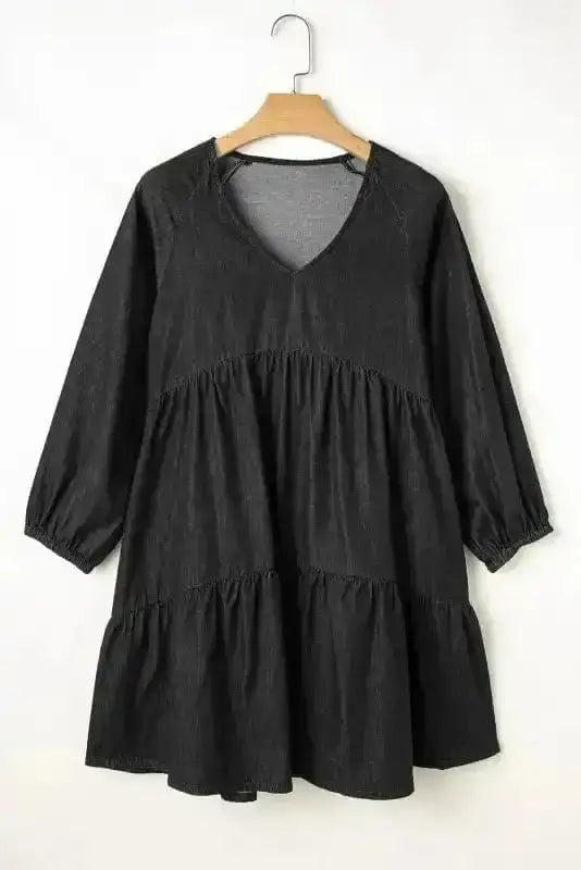 Denim Dresses Chambray Charm Mini Dress