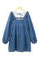 Denim Dresses Comfort-Fit Mini Denim Dress