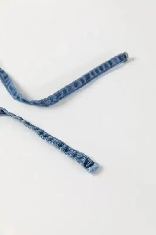 Denim Dresses Comfort-Fit Mini Denim Dress