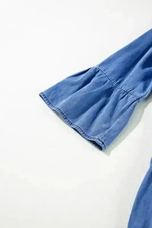 Denim Dresses Denim Dainty Tiered Dress
