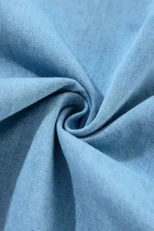 Denim Dresses Denim Dream Ruffle Shift Dress