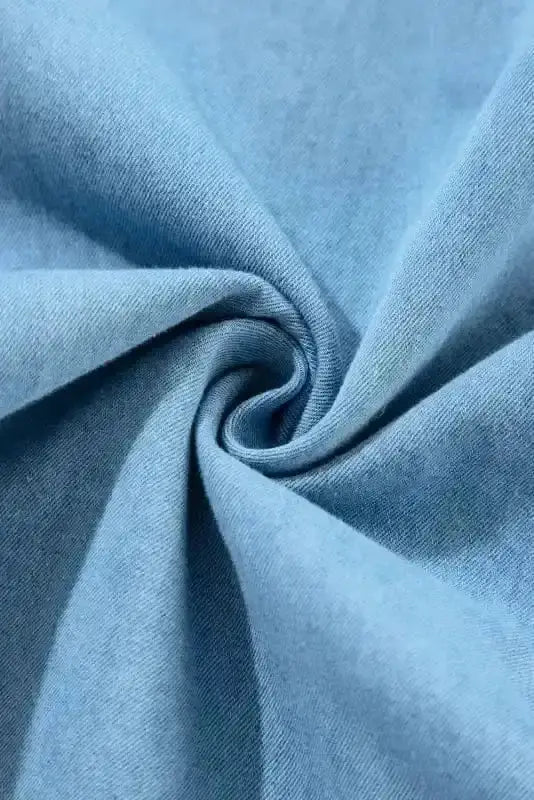 Denim Dresses Denim Dream Ruffle Shift Dress