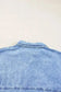 Denim Dresses Loose Chambray Dress - Short Sleeve