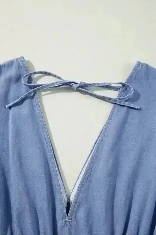 Denim Dresses Ocean Breeze Chambray Maxi Dress