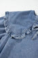 Denim Dresses Puff Sleeve Denim Mini Dress