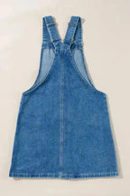 Denim Dresses Strappy Chic Denim Mini Dress