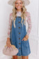 Denim Dresses Strappy Chic Denim Mini Dress