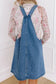 Denim Dresses Strappy Chic Denim Mini Dress