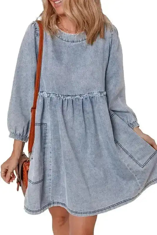 Denim Dresses Urban Breeze Denim Dress