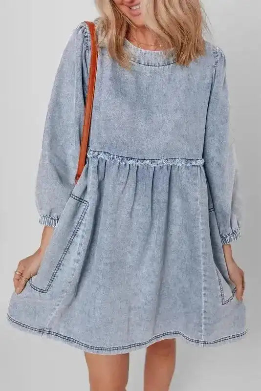 Denim Dresses Urban Breeze Denim Dress