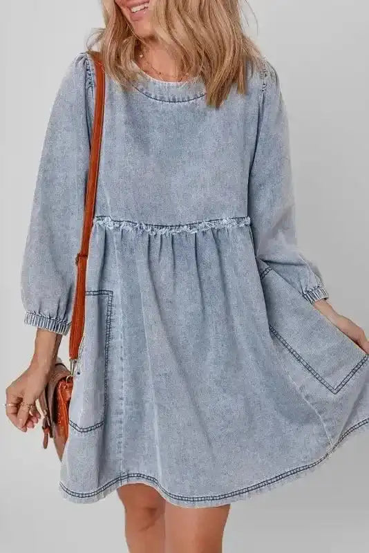 Denim Dresses Urban Breeze Denim Dress