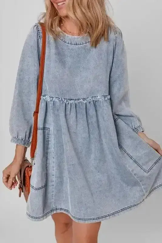 Denim Dresses Urban Breeze Denim Dress