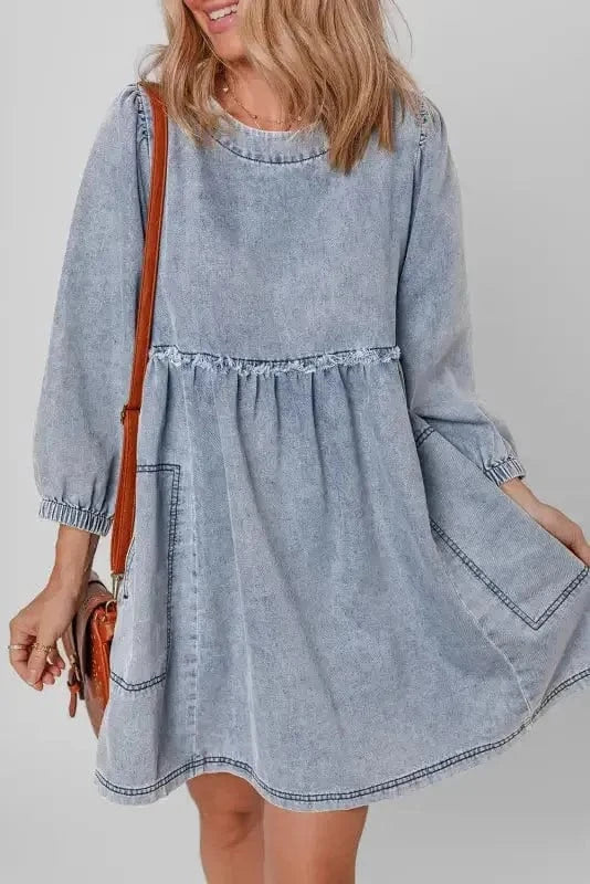 Denim Dresses Urban Breeze Denim Dress