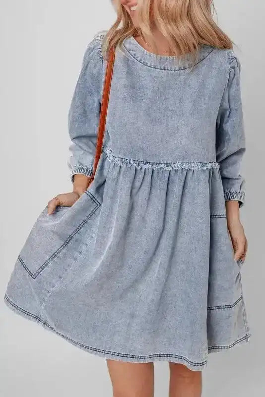 Denim Dresses Urban Breeze Denim Dress