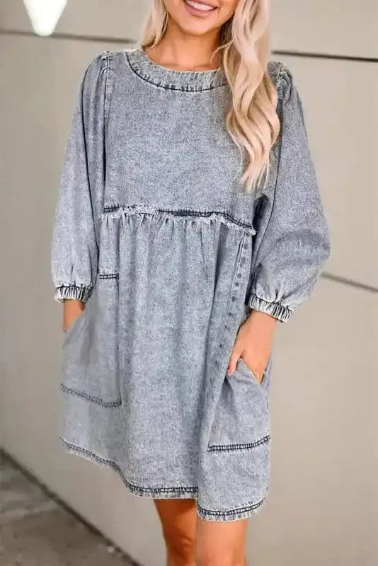 Denim Dresses Urban Breeze Denim Dress